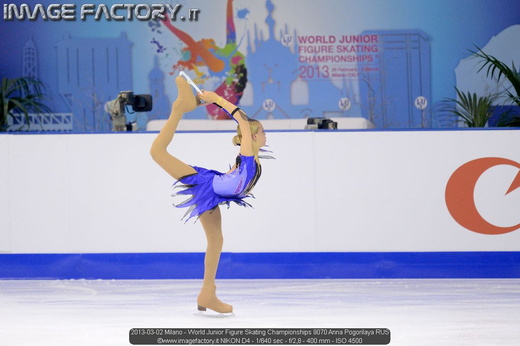 2013-03-02 Milano - World Junior Figure Skating Championships 9070 Anna Pogorilaya RUS